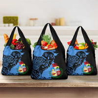 Aruba's Mascot Grocery Bag Blended with National Flag Details – Symbolic Design