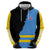Aruba's Mascot Hoodie Blended with National Flag Details – Symbolic Design