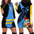 Aruba's Mascot Hoodie Dress Blended with National Flag Details – Symbolic Design