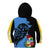 Aruba's Mascot Kid Hoodie Blended with National Flag Details – Symbolic Design