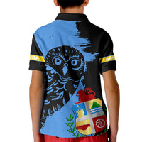 Aruba's Mascot Kid Polo Shirt Blended with National Flag Details – Symbolic Design