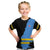 Aruba's Mascot Kid T Shirt Blended with National Flag Details – Symbolic Design