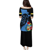 Aruba's Mascot Puletasi Blended with National Flag Details – Symbolic Design