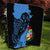 Aruba's Mascot Quilt Blended with National Flag Details – Symbolic Design
