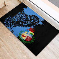 Aruba's Mascot Rubber Doormat Blended with National Flag Details – Symbolic Design