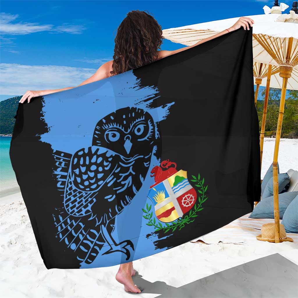 Aruba's Mascot Sarong Blended with National Flag Details – Symbolic Design
