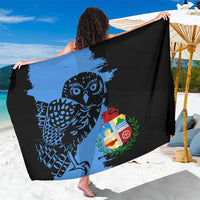 Aruba's Mascot Sarong Blended with National Flag Details – Symbolic Design