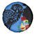 Aruba's Mascot Spare Tire Cover Blended with National Flag Details – Symbolic Design