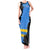 Aruba's Mascot Tank Maxi Dress Blended with National Flag Details – Symbolic Design
