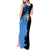 Aruba's Mascot Tank Maxi Dress Blended with National Flag Details – Symbolic Design