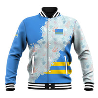 Aruba Baseball Jacket with Marine Patterns – Ocean-Inspired Design