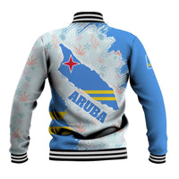 Aruba Baseball Jacket with Marine Patterns – Ocean-Inspired Design