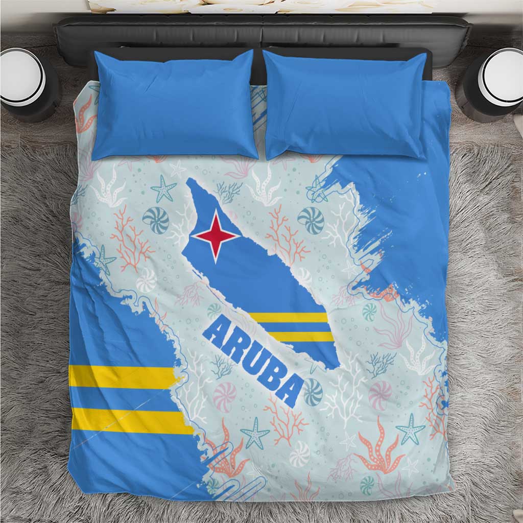 Aruba Bedding Set with Marine Patterns – Ocean-Inspired Design