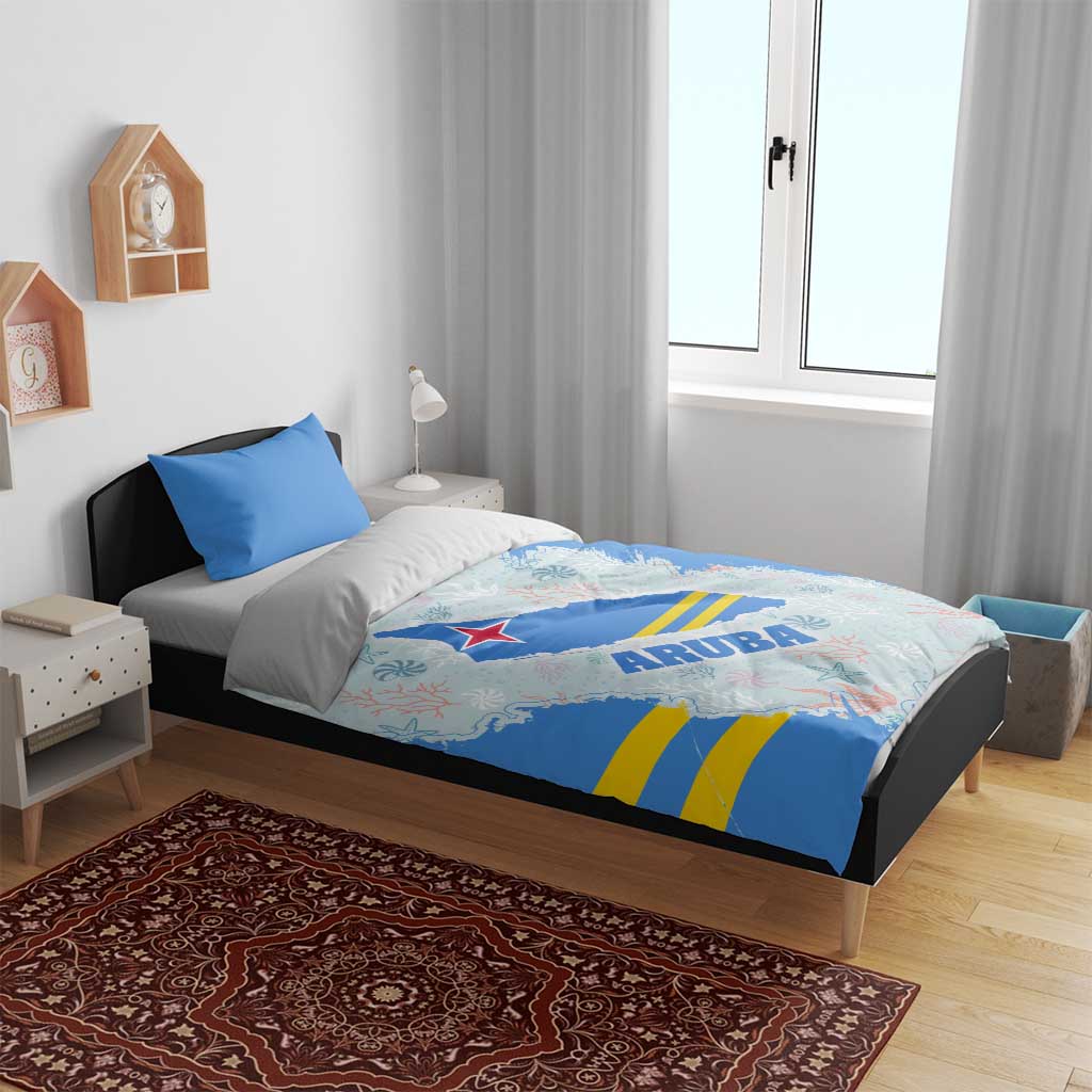 Aruba Bedding Set with Marine Patterns – Ocean-Inspired Design