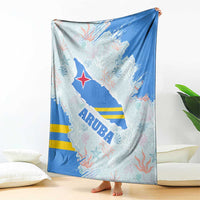 Aruba Blanket with Marine Patterns – Ocean-Inspired Design