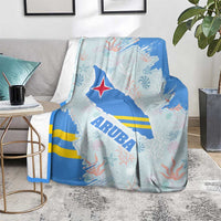 Aruba Blanket with Marine Patterns – Ocean-Inspired Design