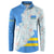Aruba Button Sweatshirt with Marine Patterns – Ocean-Inspired Design