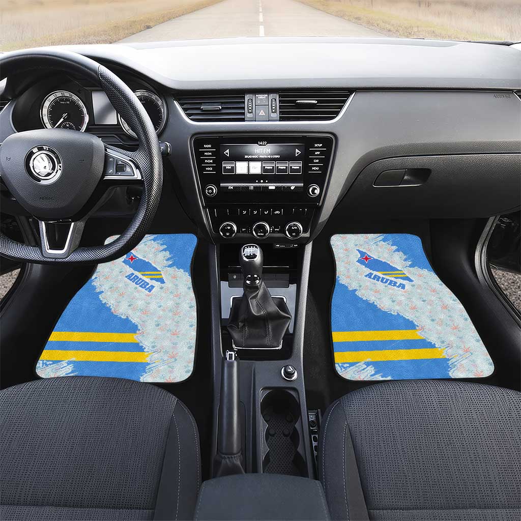 Aruba Car Mats with Marine Patterns – Ocean-Inspired Design