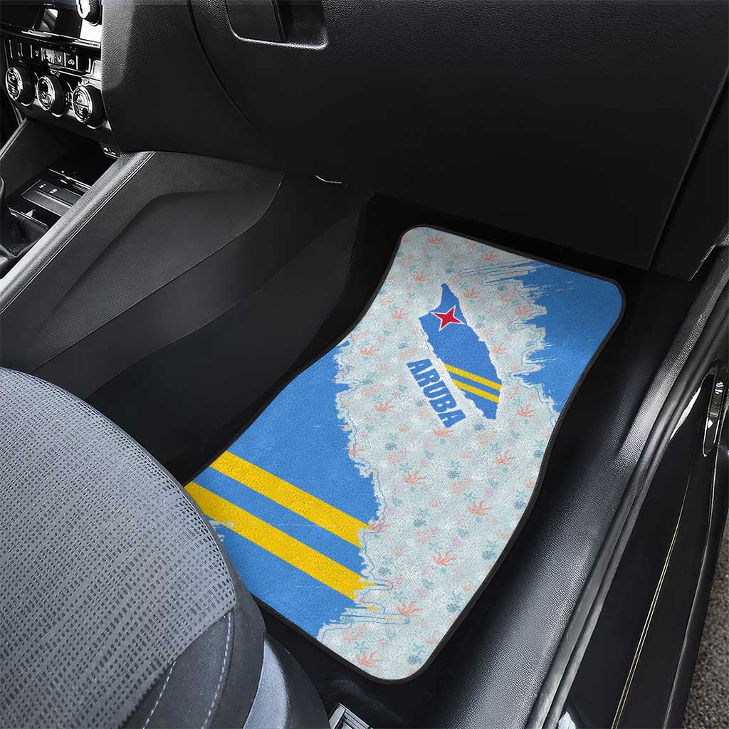 Aruba Car Mats with Marine Patterns – Ocean-Inspired Design