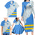 Aruba Family Matching Long Sleeve Bodycon Dress and Hawaiian Shirt with Marine Patterns – Ocean-Inspired Design