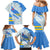 Aruba Family Matching Mermaid Dress and Hawaiian Shirt with Marine Patterns – Ocean-Inspired Design