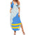 Aruba Family Matching Summer Maxi Dress and Hawaiian Shirt with Marine Patterns – Ocean-Inspired Design