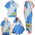 Aruba Family Matching Tank Maxi Dress and Hawaiian Shirt with Marine Patterns – Ocean-Inspired Design