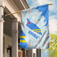 Aruba Garden Flag with Marine Patterns – Ocean-Inspired Design