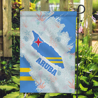 Aruba Garden Flag with Marine Patterns – Ocean-Inspired Design