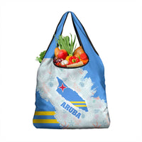Aruba Grocery Bag with Marine Patterns – Ocean-Inspired Design