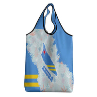 Aruba Grocery Bag with Marine Patterns – Ocean-Inspired Design