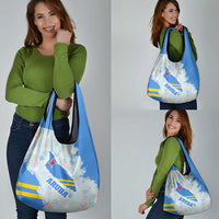 Aruba Grocery Bag with Marine Patterns – Ocean-Inspired Design