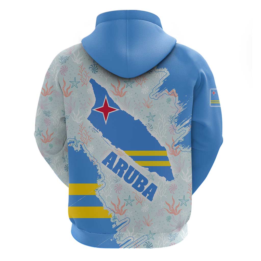 Aruba Hoodie with Marine Patterns – Ocean-Inspired Design