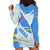 Aruba Hoodie Dress with Marine Patterns – Ocean-Inspired Design