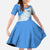 Aruba Kid Short Sleeve Dress with Marine Patterns – Ocean-Inspired Design