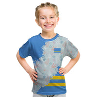 Aruba Kid T Shirt with Marine Patterns – Ocean-Inspired Design