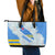 Aruba Leather Tote Bag with Marine Patterns – Ocean-Inspired Design