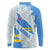 Aruba Long Sleeve Polo Shirt with Marine Patterns – Ocean-Inspired Design