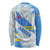Aruba Long Sleeve Shirt with Marine Patterns – Ocean-Inspired Design