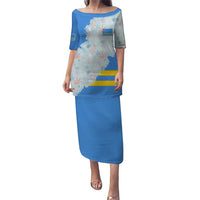 Aruba Puletasi with Marine Patterns – Ocean-Inspired Design