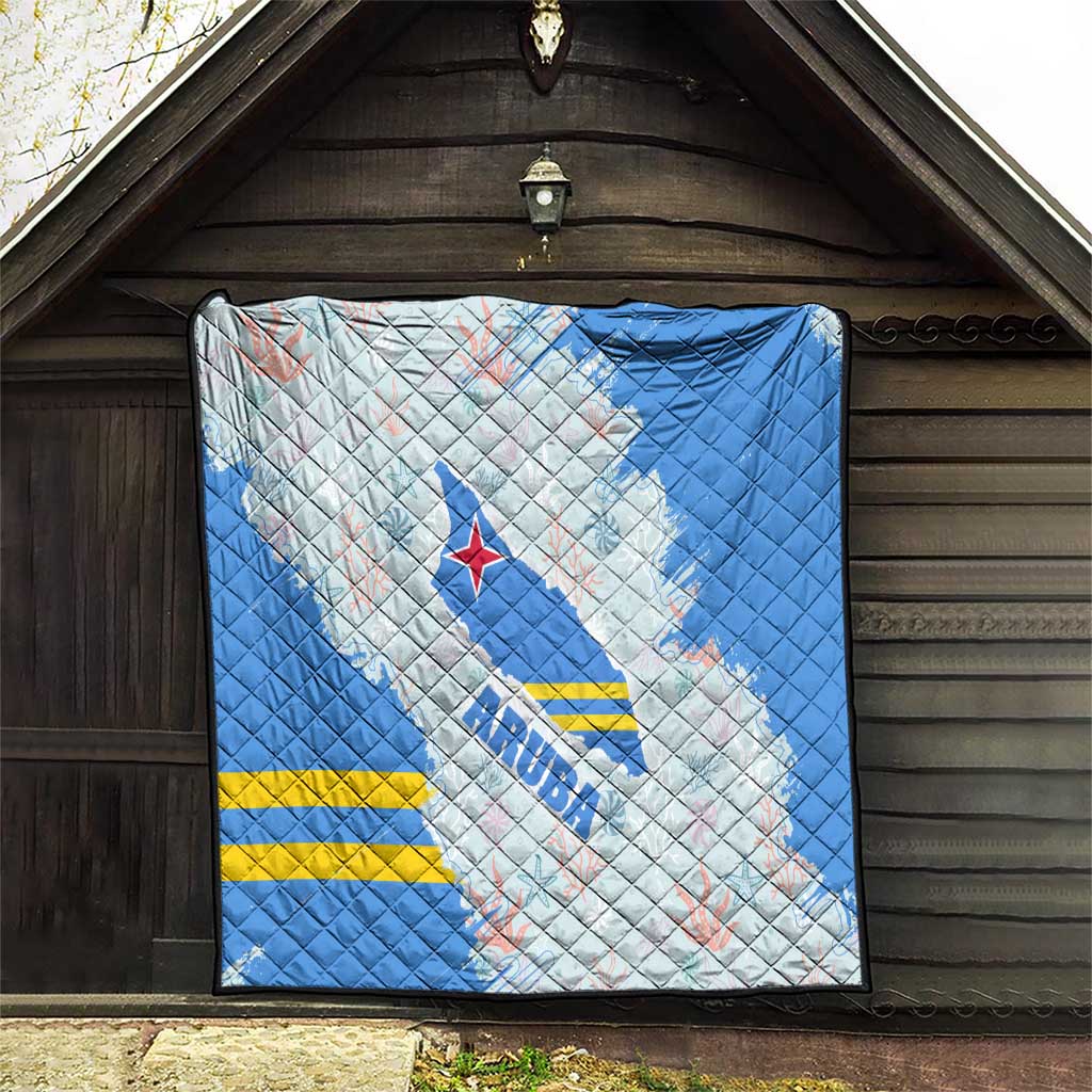 Aruba Quilt with Marine Patterns – Ocean-Inspired Design