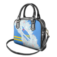 Aruba Shoulder Handbag with Marine Patterns – Ocean-Inspired Design