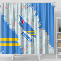 Aruba Shower Curtain with Marine Patterns – Ocean-Inspired Design