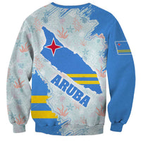 Aruba Sweatshirt with Marine Patterns – Ocean-Inspired Design