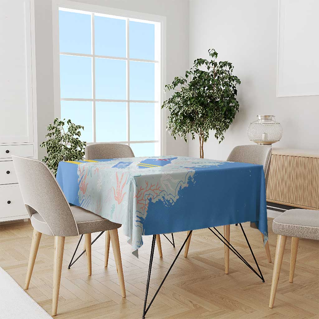 Aruba Tablecloth with Marine Patterns – Ocean-Inspired Design