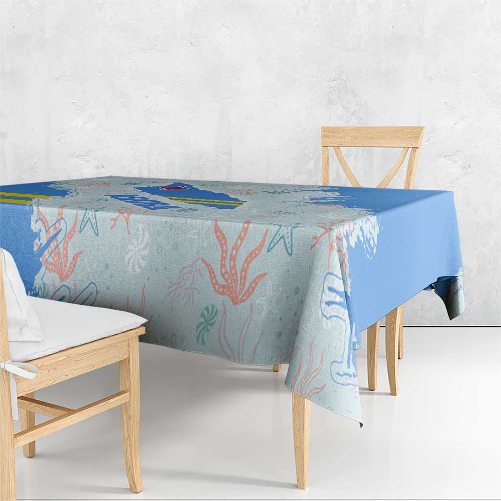 Aruba Tablecloth with Marine Patterns – Ocean-Inspired Design