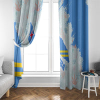 Aruba Window Curtain with Marine Patterns – Ocean-Inspired Design