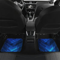 Personalized Cape Verde Football Car Mats Blue Shark Mascot Cabo Verdean - Gradient Art
