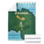 Rwanda Blanket with Green Nature Map Waterfall Sunburst Spirit