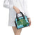 Rwanda Shoulder Handbag with Green Nature Map Waterfall Sunburst Spirit